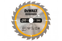 DEWALT Cordless Construction Trim Saw Blade 165 x 20mm x 24T