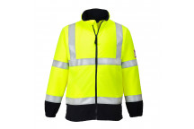 FR31 Flame Resistant Anti-Static Hi-Vis Fleece Yellow Large