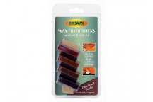 Briwax Wax Filler Sticks Dark Wood Shades (Pack 4)