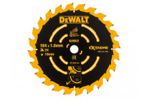 DEWALT Cordless Mitre Saw Blade For DCS365 184 x 16mm x 24T