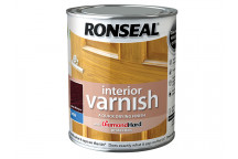 Ronseal Interior Varnish Quick Dry Satin Deep Mahogany 750ml