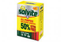 Solvite All Purpose Wallpaper Paste Sachet 20 Roll + 50% Free