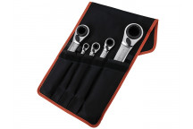 Bahco S4RM Series Reversible Ratchet Spanners Set, 5 Piece