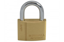 Faithfull Brass Padlock 50mm 3 Keys