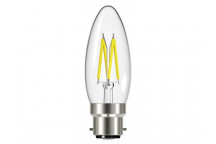 Energizer LED BC (B22) Candle Filament Non-Dimmable Bulb, Warm White 250 lm 2.4W