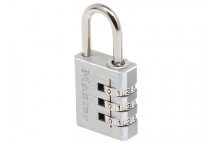 Master Lock Aluminium 30mm 3-Digit Combination Padlock