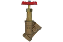 1\" BSP FEM BRONZE OBLIQUE STOP VALVE