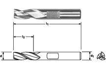 Throw Away Cutters - Metric 3 Flute - Plain Shank Long Series 2.5