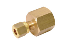1/4\" BSPP Female x 4mm OD Female Pressure Gauge Connector