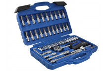 BlueSpot Tools 1/4in Square Drive Socket & Bit Set 46 Piece