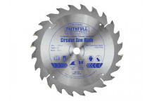 Faithfull TCT Cordless Trimsaw Blade 136 x 10mm x 24T POS