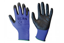 Scan Max. Dexterity Nitrile Gloves - M (Size 8)