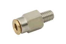 6MM X M8X1 STRAIGHT. PUSH-IN BRASS LUB SYSTEM