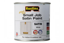 Rustins Quick Dry Small Job Satin Paint White 250ml