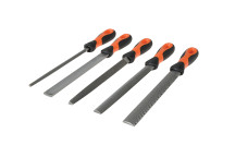 Bahco Second Cut File Set, 5 Piece