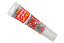 Everbuild General Purpose Easi Squeeze Silicone Sealant White 80ml