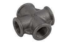 2\" BSP FEM EQUAL CROSS BLACK 180