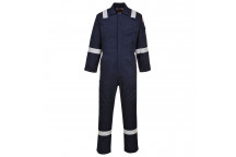 FR28 Flame Resistant Light Weight Anti-Static Coverall 280g Navy Large