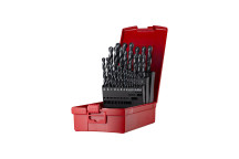 Set (A100 x 29) HSS Straight Shank Jobber Drill, Plastic Case (A190)