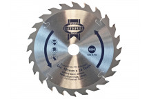 Faithfull TCT Cordless Trimsaw Blade 165 x 20mm x 24T POS