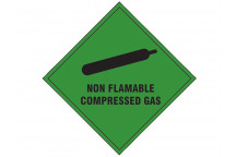 Scan Non Flammable Compressed Gas SAV - 100 x 100mm