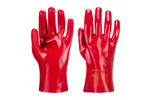 A427 PVC Gauntlet Red XL