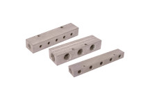 MANIFOLD 3/8\" BSP X 2 X 1/8\" BSP 3X2ROW