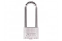ABUS Mechanical 54TI/40mm TITALIUM Padlock 63mm Long Shackle Carded