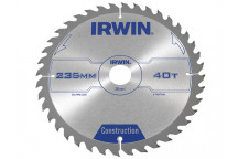 IRWIN Construction Circular Saw Blade 235 x 30mm x 40T ATB