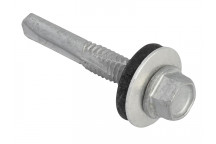 TechFast Hex Head Roofing Screw Self-Drill Heavy Section 5.5 x 35mm Pack 100