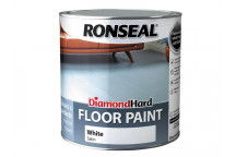 Ronseal Diamond Hard Floor Paint Satin White 2.5 litre