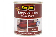 Rustins Quick Dry Step & Tile Paint Gloss Red 250ml
