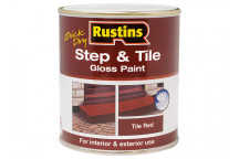 Rustins Quick Dry Step & Tile Paint Gloss Red 1 litre