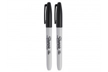 Sharpie Fine Tip Permanent Marker Black (Pack 2)