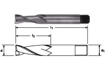 Slot Drills - Long Series 2 Flute - Screwed Shank Metric 11