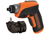 B & D CS3652LC Cordless Screwdriver & Right Angle Attachment 3.6V Li-ion