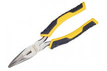 Stanley Tools Long Bent Nose Pliers Control Grip 150mm (6in)