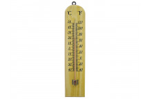 Faithfull Wall Thermometer - Wood 260mm