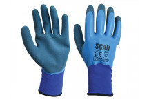 Scan Waterproof Latex Gloves - XXL (Size 11)
