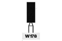 Mounted Points W Shape (Shank Diameter 3mm) W178