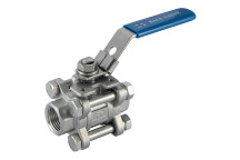 1\" BSPP 316 SS Ball Valve 3Piece