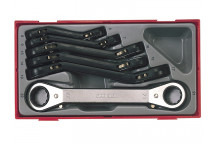 Teng TTRORS Metric Ratchet Ring Spanner Set, 6 Piece