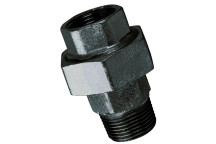 3/8\" BSPT/BSP MALE/FEM EQUAL UNION BLK