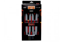 Bahco SLIM ERGO Insulated Screwdriver SL/PZ Set 5 Piece