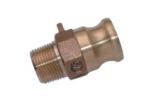 CAMLOCK PART F 1\" NPT BRASS