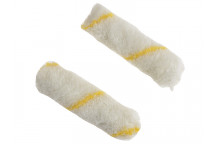 Stanley Tools Medium Pile Silver Stripe Sleeve 100mm (4in) 2 Pack