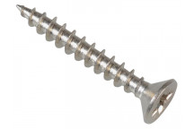 ForgeFix Multi-Purpose Pozi Compatible Screw CSK ST S/Steel 3.5 x 25mm Box 200