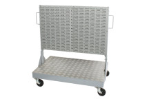 MOBILE STAND DBLE SIDED SHOP FLOOR TROLL