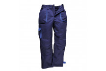 TX16 Portwest Texo Contrast Trouser - Lined Navy Large