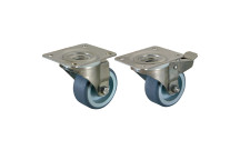 125MM SWL CASTOR PLATE FTG. NYL POLY